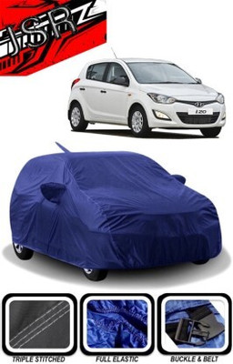 J S R Car Cover For Hyundai i20 Active SX Petrol (With Mirror Pockets)(Blue)