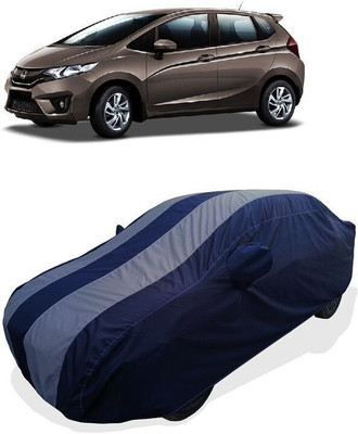 QLAX Car Cover For Maruti Jazz 1.5 SV i DTEC (With Mirror Pockets)(Grey)