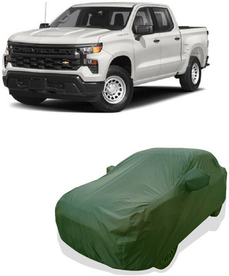 Tricway Car Cover For Chevrolet Silverado 5.3L (With Mirror Pockets)(Green)