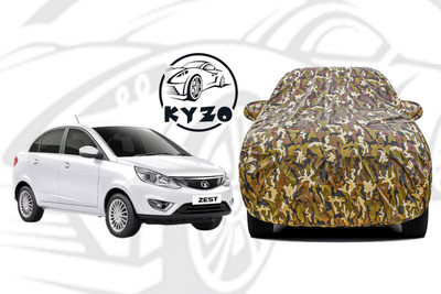 KYZO Car Cover For Tata Zest (With Mirror Pockets)(Multicolor)