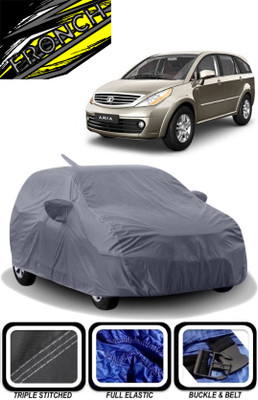 FRONCH Car Cover For Tata Aria (With Mirror Pockets)(Grey)