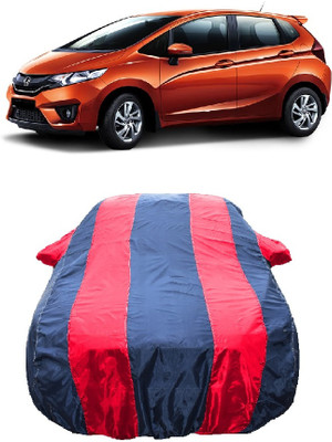 Wegather Car Cover For Honda Jazz (With Mirror Pockets)(Red)