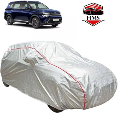 HMS Car Cover For Kia Carens (With Mirror Pockets)(Silver, For 2023, 2024 Models)