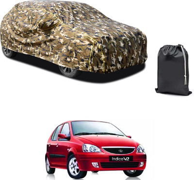 PAGORA Car Cover For Tata Indica V2 (With Mirror Pockets)(Yellow, For 2019, 2020, 2021, 2022, 2023 Models)