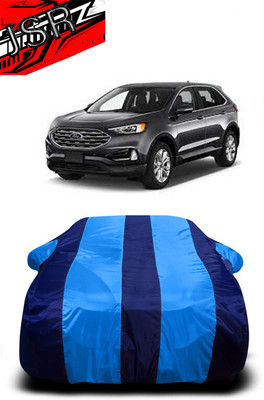 J S R Car Cover For Ford Edge SEL (With Mirror Pockets)(Blue)