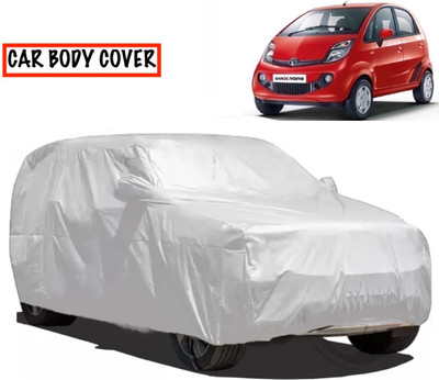AUCTIMO Car Cover For Tata Nano (With Mirror Pockets)(Silver)