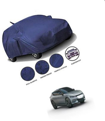 Yesmotive Car Cover For Tata Indica V3 (With Mirror Pockets)(Blue, For 2020 Models)