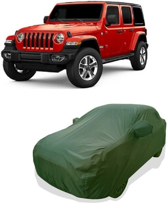 Tricway Car Cover For Jeep Wrangler 2.0 4x4 Petrol (With Mirror Pockets)(Green)