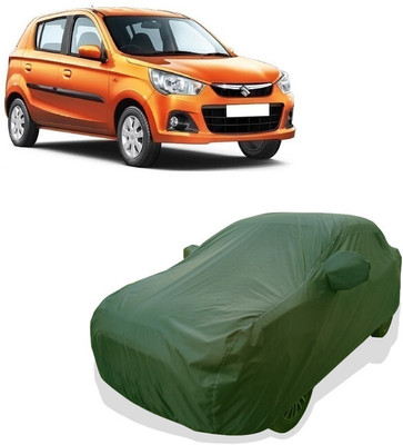 Tricway Car Cover For Maruti Suzuki Alto K10 LX Petrol (With Mirror Pockets)(Green)