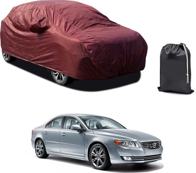 CODOKI Car Cover For Volvo S80 (With Mirror Pockets)(Maroon)