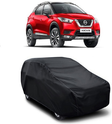 MoTRoX Car Cover For Nissan Kicks (Without Mirror Pockets)(Black)