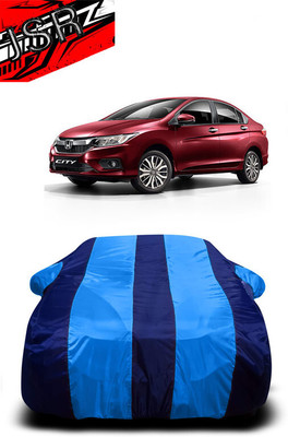 J S R Car Cover For Honda City ZX (With Mirror Pockets)(Blue)