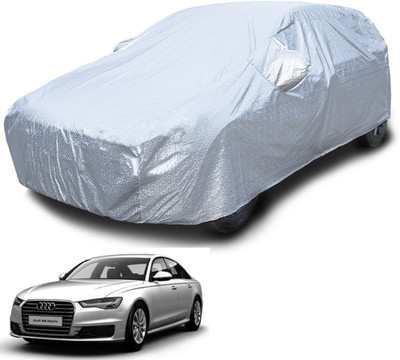 Euro Care Car Cover For Audi A6 (With Mirror Pockets)(Silver)