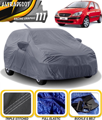 ALTRADECOT Car Cover For Hyundai Getz (With Mirror Pockets)(Grey)