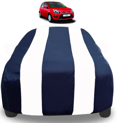 Auto Hub Car Cover For Ford Figo (With Mirror Pockets)(White)