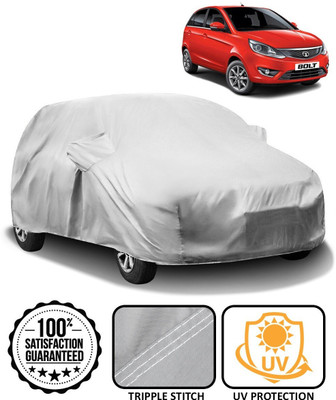 CARNEST Car Cover For Tata Bolt (With Mirror Pockets)(Silver)