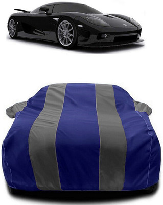 Autoprime Car Cover For Koenigsegg CCR 4.6L V8 (With Mirror Pockets)(Grey, Blue)
