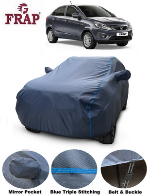 Frap Car Cover For Tata Zest (With Mirror Pockets)(Grey)