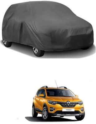 ARNEJA Car Cover For Renault Triber (Without Mirror Pockets)(Grey)