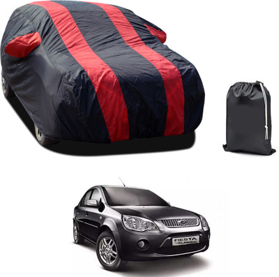 PAGORA Car Cover For Ford Fiesta Classic (With Mirror Pockets)(Red, For 2019, 2020, 2021, 2022, 2023 Models)