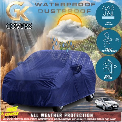 Tamanchi Autocare Car Cover For Renault Scala (With Mirror Pockets)(Blue)