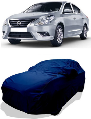 Coxtor Car Cover For Nissan Sunny XL P Petrol (With Mirror Pockets)(Blue)