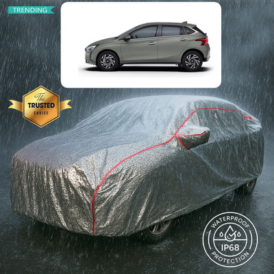 GOSHIV-car and bike accessories Car Cover For Hyundai i20 Asta (With Mirror Pockets)(Silver)