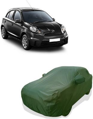 Tricway Car Cover For Nissan Micra Active XL Option Petrol (With Mirror Pockets)(Green)