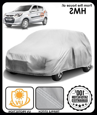 QLAX Car Cover For Maruti Alto (Without Mirror Pockets)(Silver)
