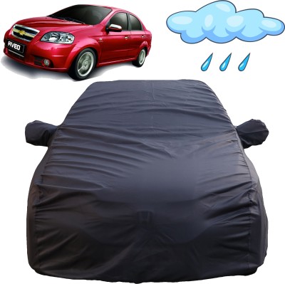 Autofact Car Cover For Chevrolet Aveo (With Mirror Pockets)(Grey, For 2010 Models)