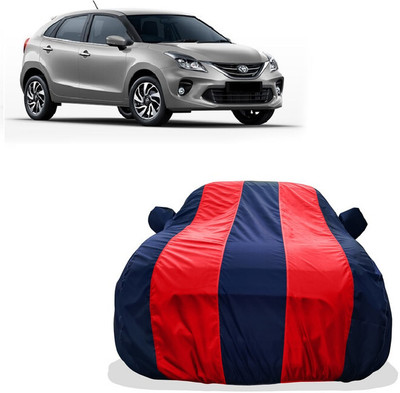 Tricway Car Cover For Toyota Glanza V CVT (With Mirror Pockets)(Red)