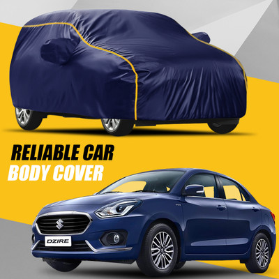 HACOX Car Cover For Maruti Suzuki Swift Dzire (With Mirror Pockets)(Multicolor)