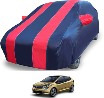 MOCKHE Car Cover For Tata Altroz (With Mirror Pockets)(Red)