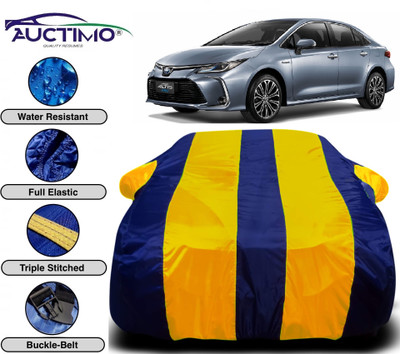 HACOX Car Cover For Toyota Innova Crysta (With Mirror Pockets)(Multicolor)