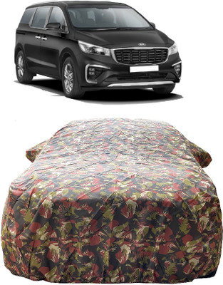 Wegather Car Cover For Kia Carnival Prestige Diesel (With Mirror Pockets)(Red)