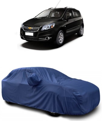 DIGGU Car Cover For Chevrolet Sail Hatchback (With Mirror Pockets)(Blue)