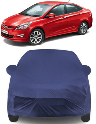APNEK Car Cover For Maruti Fluidic Verna 4S (With Mirror Pockets)(Blue)
