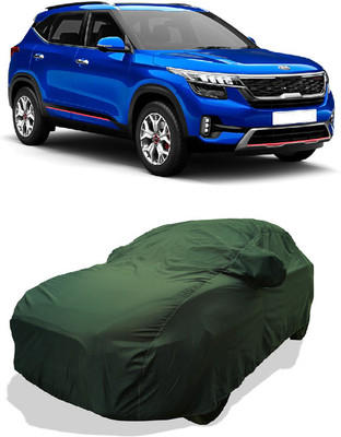 Coxtor Car Cover For Kia Seltos HTK 1.5 (With Mirror Pockets)(Green)