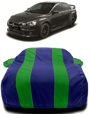 Autoprime Car Cover For Mitsubishi Lancer Evolution (With Mirror Pockets)(Green, Blue)