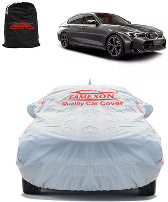 FAMEXON Car Cover For BMW 3 Series (With Mirror Pockets)(Grey)