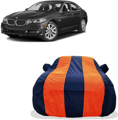 Tricway Car Cover For BMW 5 Series 535i (With Mirror Pockets)(Orange)