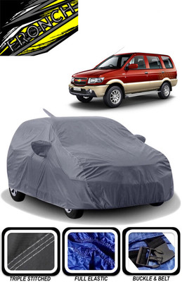 FRONCH Car Cover For Chevrolet Tavera 7 STR (With Mirror Pockets)(Grey)