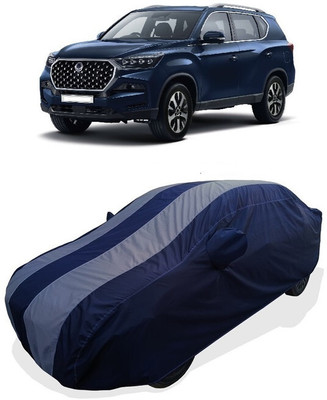 Coxtor Car Cover For SsangYong Rexton (With Mirror Pockets)(Grey)