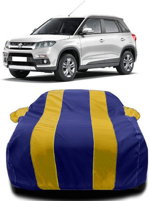 Autoprime Car Cover For Maruti Suzuki Grand Vitara VDi (With Mirror Pockets)(Yellow, Blue)