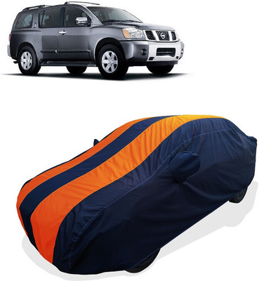 Coxtor Car Cover For Nissan Armada 5.6 V8 4WD 5AT (317 HP) (With Mirror Pockets)(Orange)
