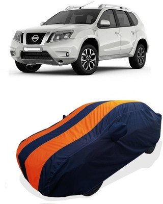 Coxtor Car Cover For Nissan Terrano XL 110 PS (With Mirror Pockets)(Orange)