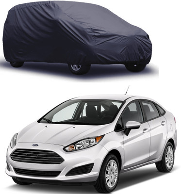 ROYAL AUTO MART Car Cover For Ford Fiesta (Without Mirror Pockets)(Grey)