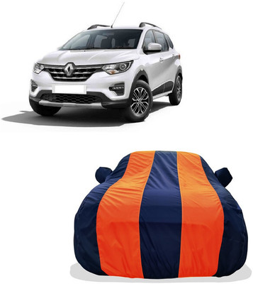 Tricway Car Cover For Renault Triber RXL Petrol (With Mirror Pockets)(Orange)