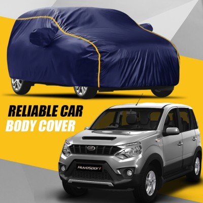 AXLOZ Car Cover For Mahindra Nuvosport (With Mirror Pockets)(Multicolor)