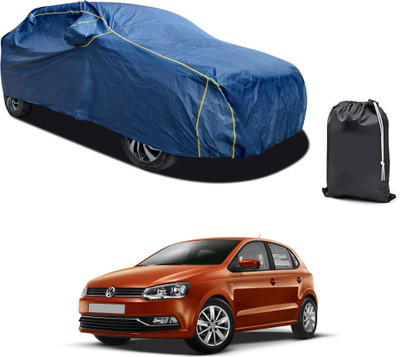 GOSHIV-car and bike accessories Car Cover For Volkswagen Polo Equisite (With Mirror Pockets)(Blue, For 2018, 2019, 2020, 2021, 2022, 2023 Models)